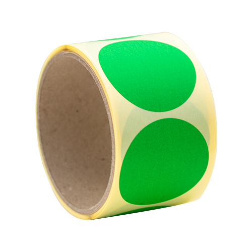 Coloured Discs (Color Coding Labels) 50mm 500 per roll Allthingssticky