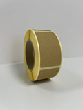 Kraft Paper Seals - 50mm x 88mm (1000 per Roll)