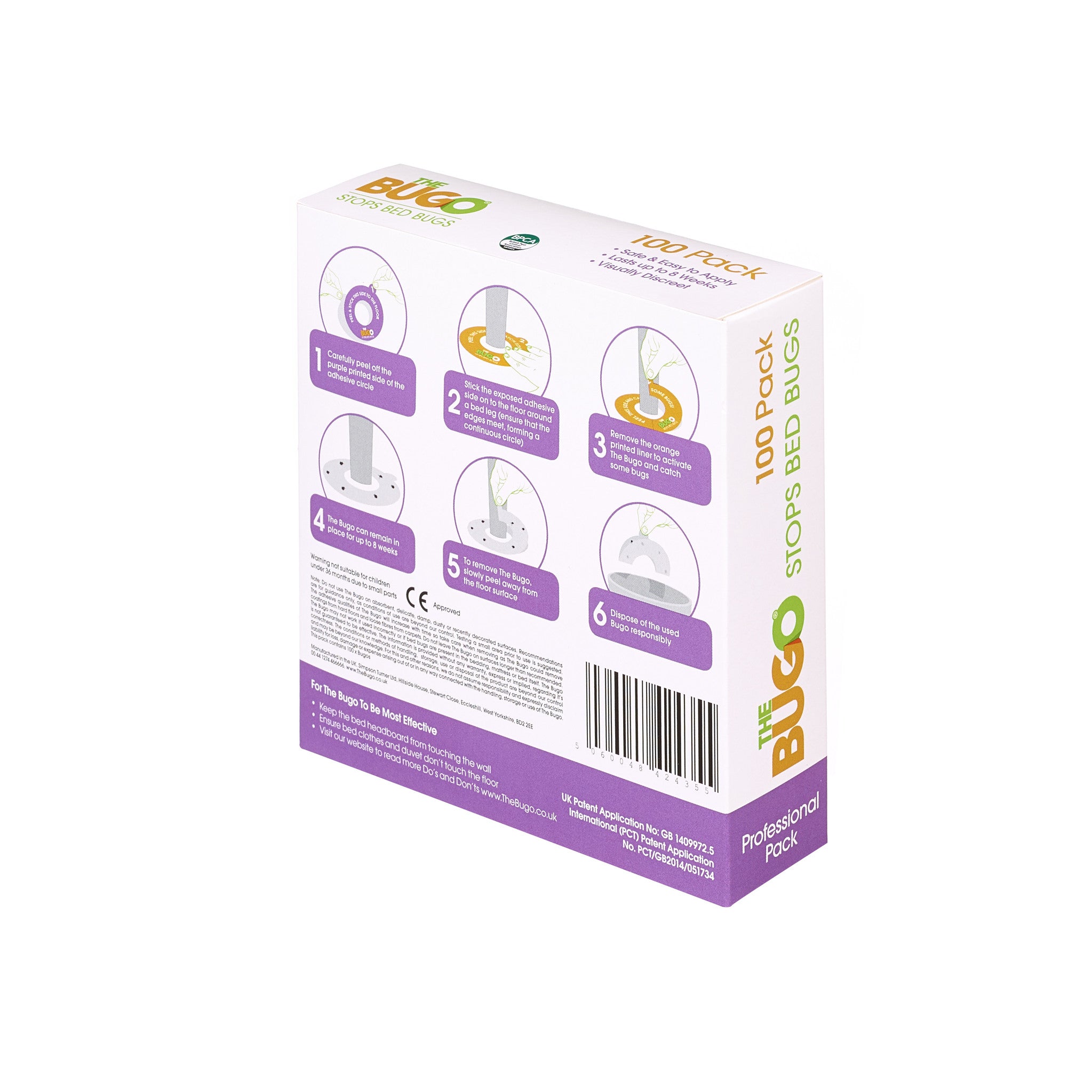 The Bugo - Stop Bed Bugs - Pack of 100 allthingssticky