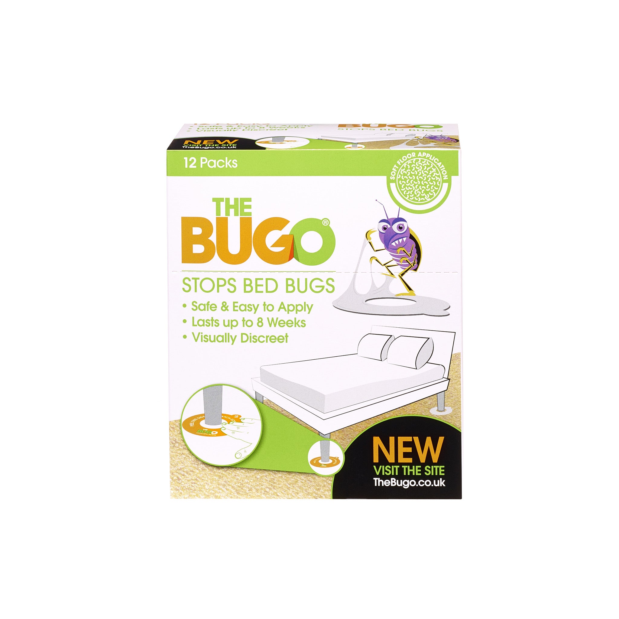 The Bugo - Stop Bed Bugs - Pack of 100 allthingssticky