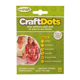 Craft Dots  - 96 x Permanent Glue Dots on perforated sheets