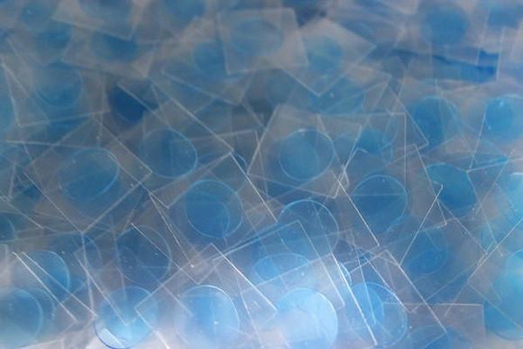1000 x 14mm Large Coloured Glue Dots BLUE while stock lasts