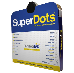 SuperDots Glue Dots (10mm) - 2000 dot roll