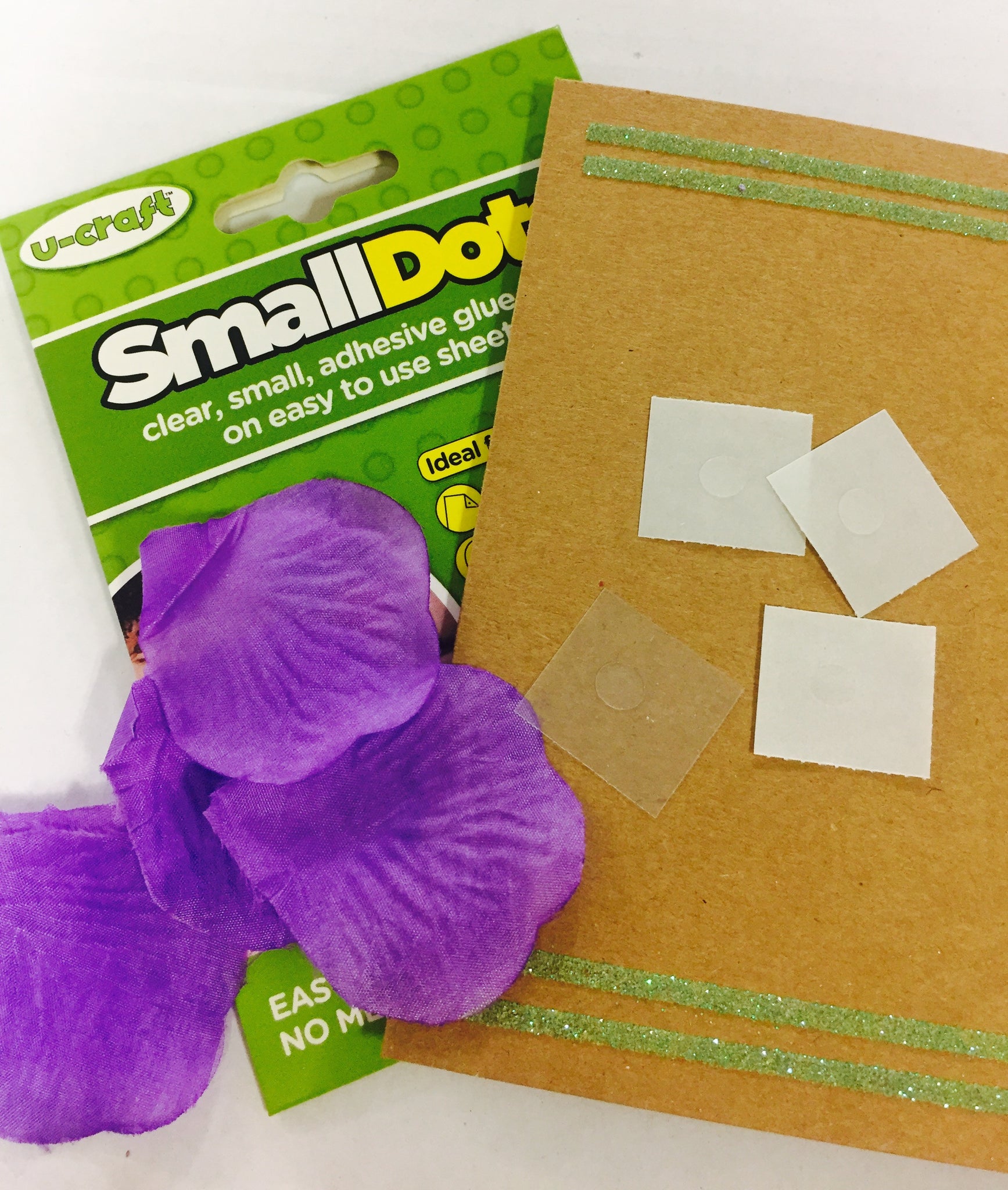 Small Glue Dots 96 x permanent dots on perforated sheets